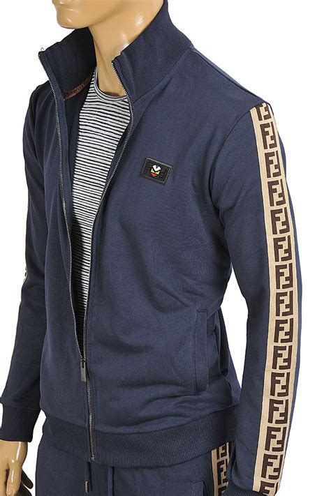 men's fendi jacket|fendi men's tracksuit.